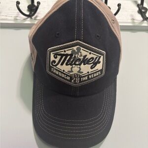 Disney Mickey Mouse Black and Tan Hat